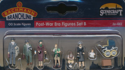 Bachmann Post-War Era Figures Set B box