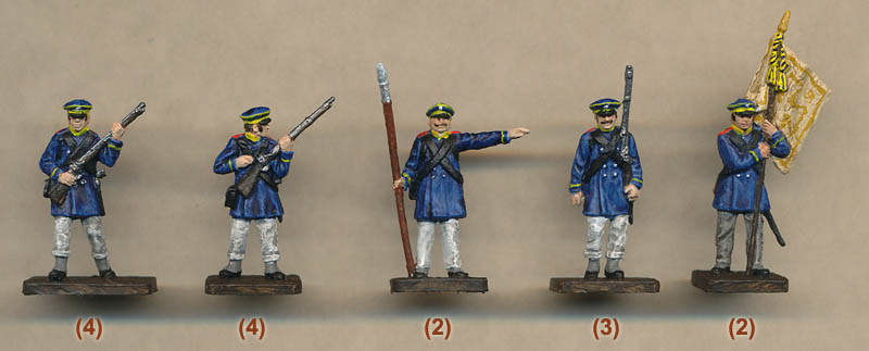 Completo 1:72 Napoleonic Wars New! Airfix Waterloo Prussian Infantry 1815 
