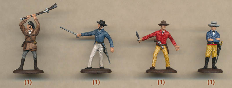 Armies in Plastic Alamo & War for Texas Independence Mexican Infantry 1/32 54mm 
