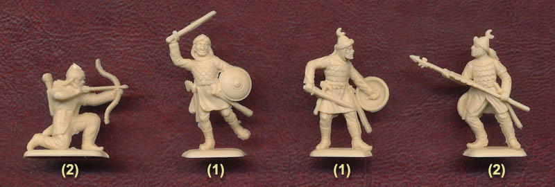 XIth Century crusade Saracen warriors - 1:72 Moor warriors - Italeri 