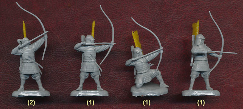 Samurai Archers Kit 1:72 Zvezda Z6404 