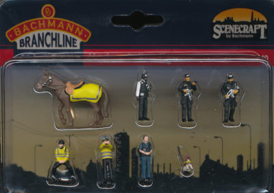 Bachmann Modern Police Figures box