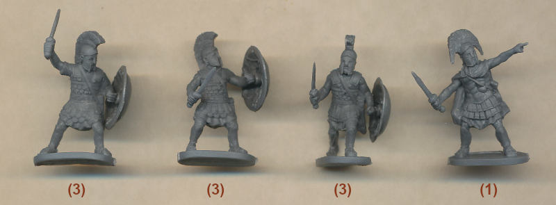 Plastic Soldier Review - Caesar Greek Warriors (Hoplites)